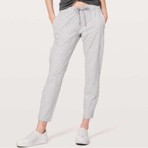 Lululemon On The Fly Pant *28” Wee Are From Space Nimbus Battleship / Ice Grey